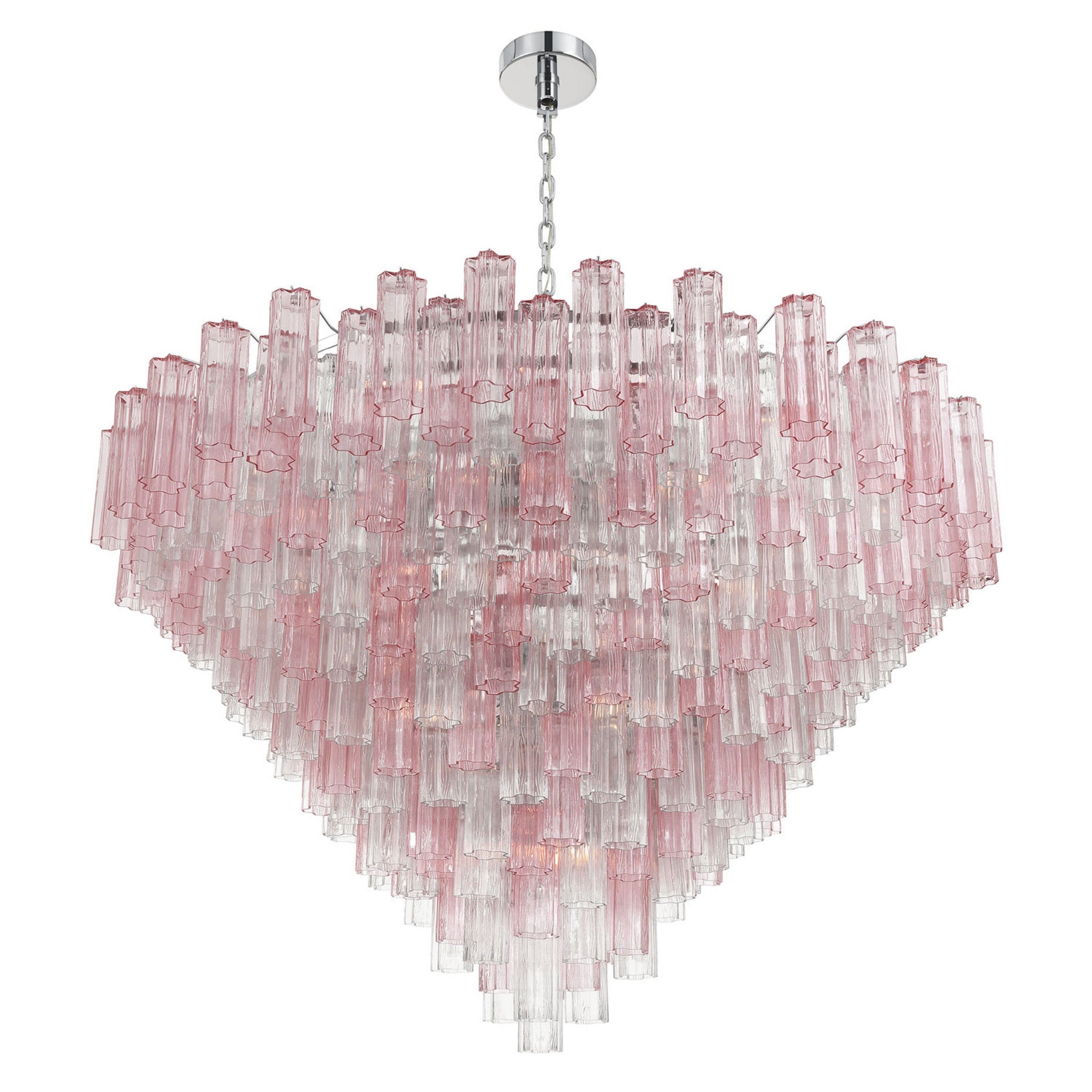 Addis 62'' Polished Chrome Chandelier Multi 62"W x 40"H x 62"D