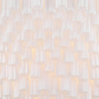 Addis 62'' Polished Chrome Chandelier White 62"W x 40"H x 62"D