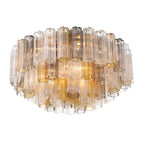 Addis 32'' Aged Brass Flush Mount Multi 32"W x 14.5"H x 32"D