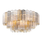 Addis 32'' Polished Chrome Flush Mount Multi 32"W x 14.5"H x 32"D