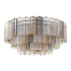 Addis 32'' Polished Chrome Flush Mount Multi 32"W x 14.5"H x 32"D