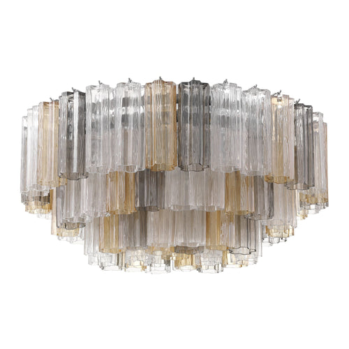 Addis 32'' Polished Chrome Flush Mount Multi 32"W x 14.5"H x 32"D