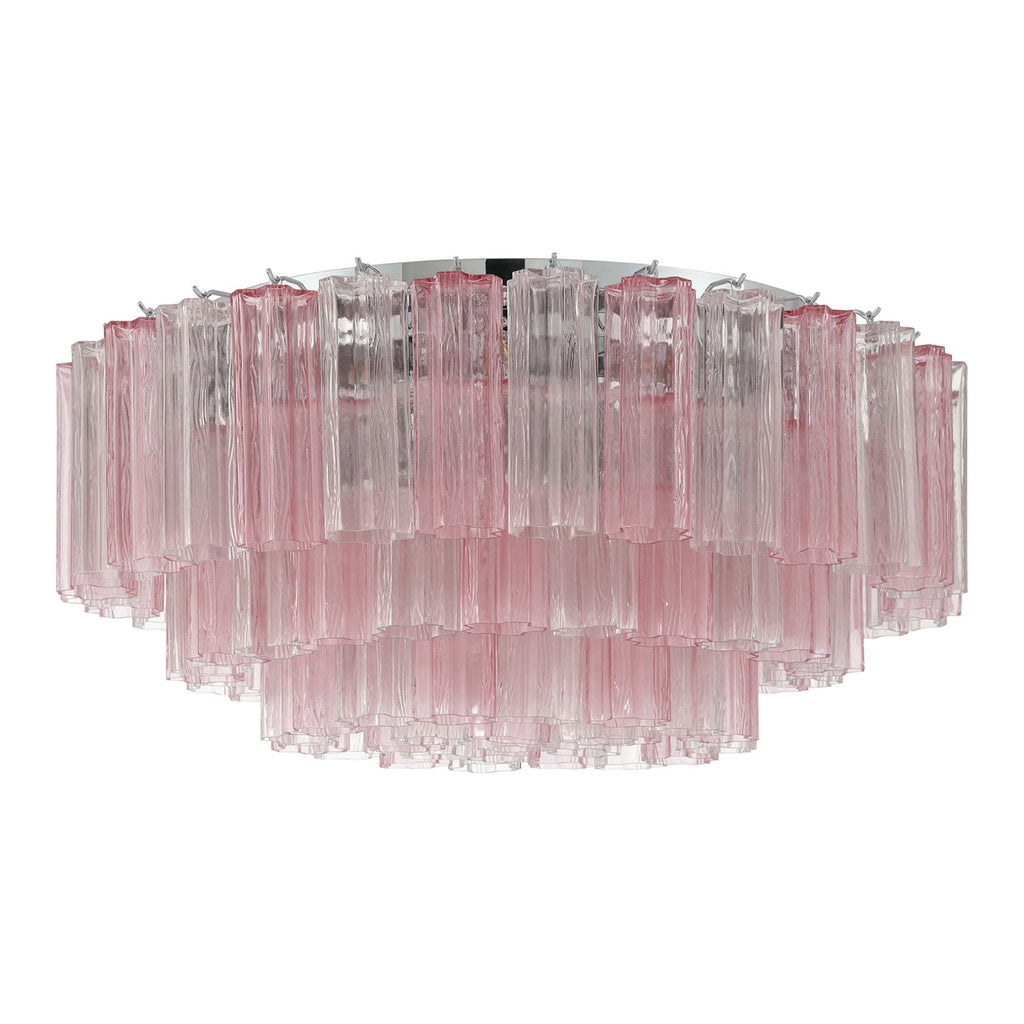Addis 32'' Polished Chrome Flush Mount Multi 32"W x 14.5"H x 32"D