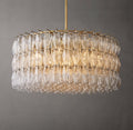 Chiara Clear Glass Round Chandelier 37"