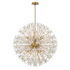 Adley 34'' Aged Brass Chandelier Gold 34"W x 33.75"H x 34"D