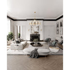 Danes 18-Light Chandelier in Vintage Gold Leaf 50L x 50W x 33H