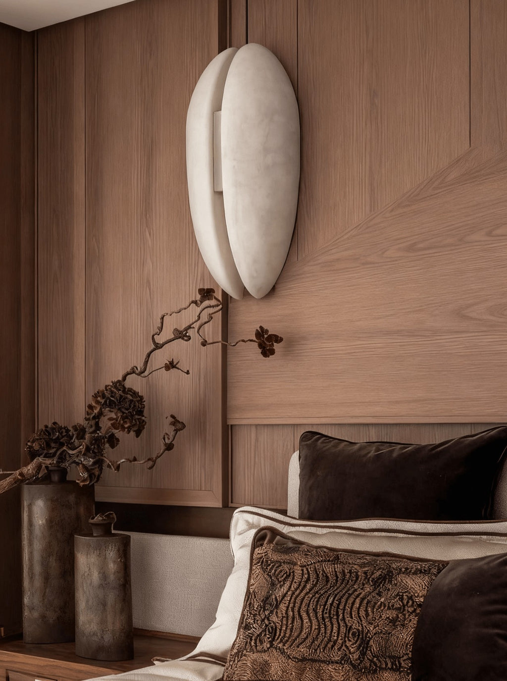 Alabaster Veil LED Wall Sconce