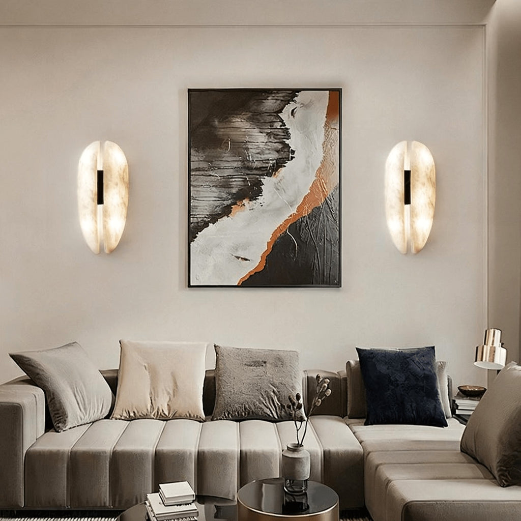 Alabaster Veil LED Wall Sconce