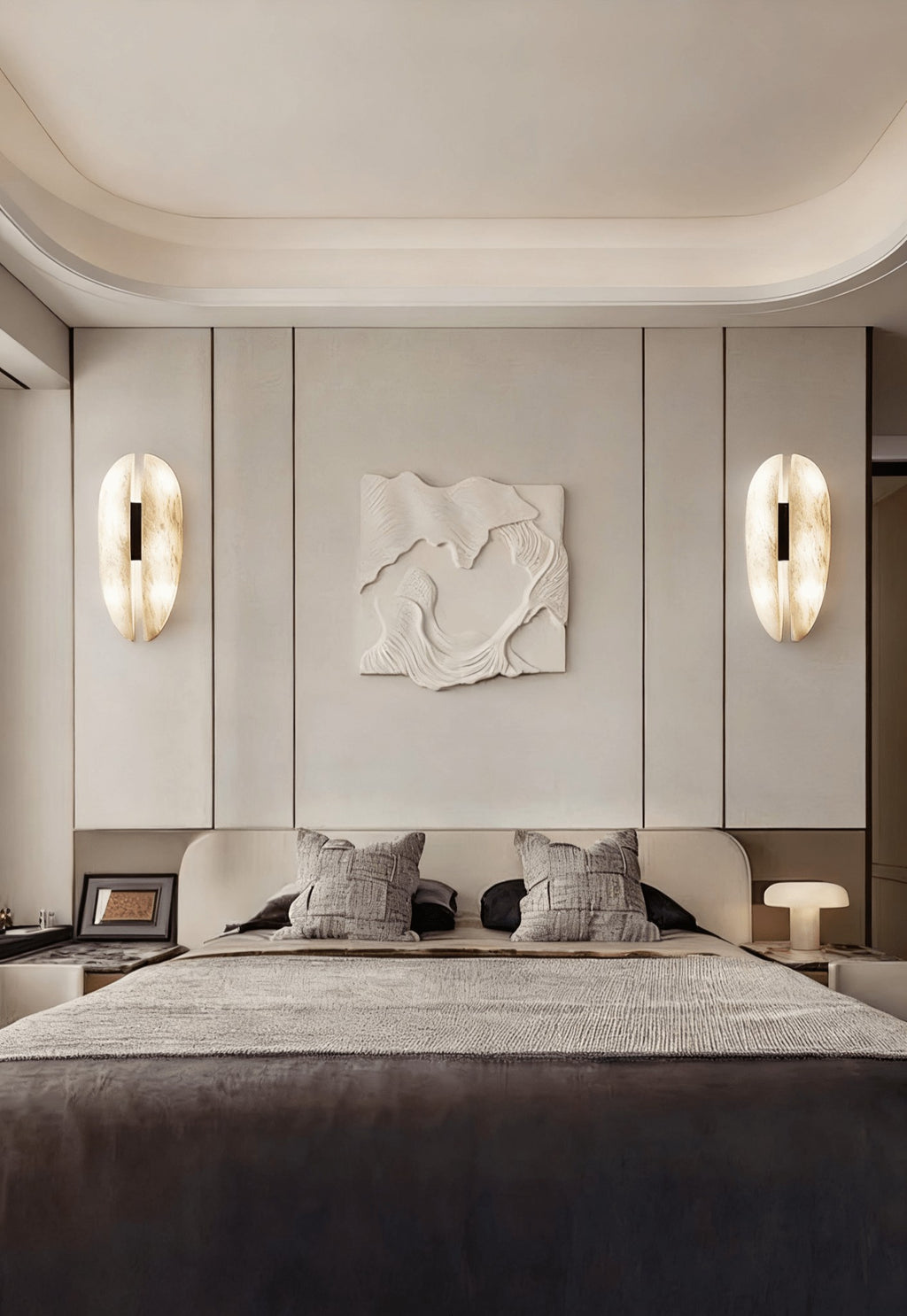 Alabaster Veil LED Wall Sconce