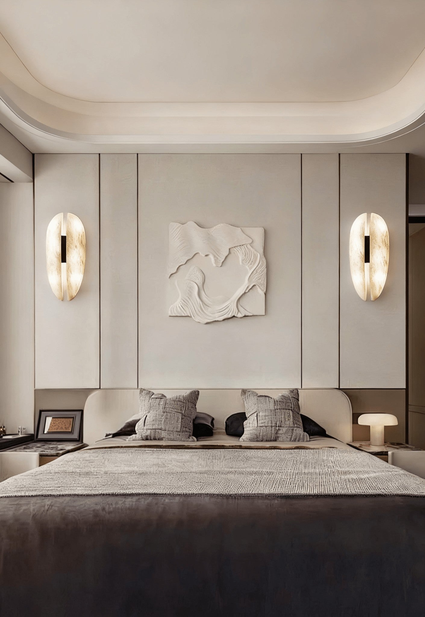 Alabaster Veil LED Wall Sconce