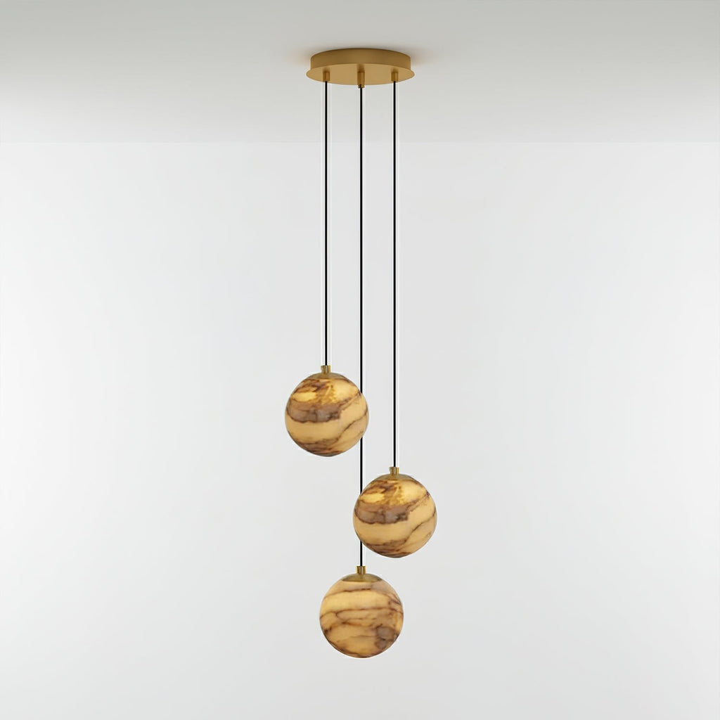 Alessora Alabaster Cluster Chandelier