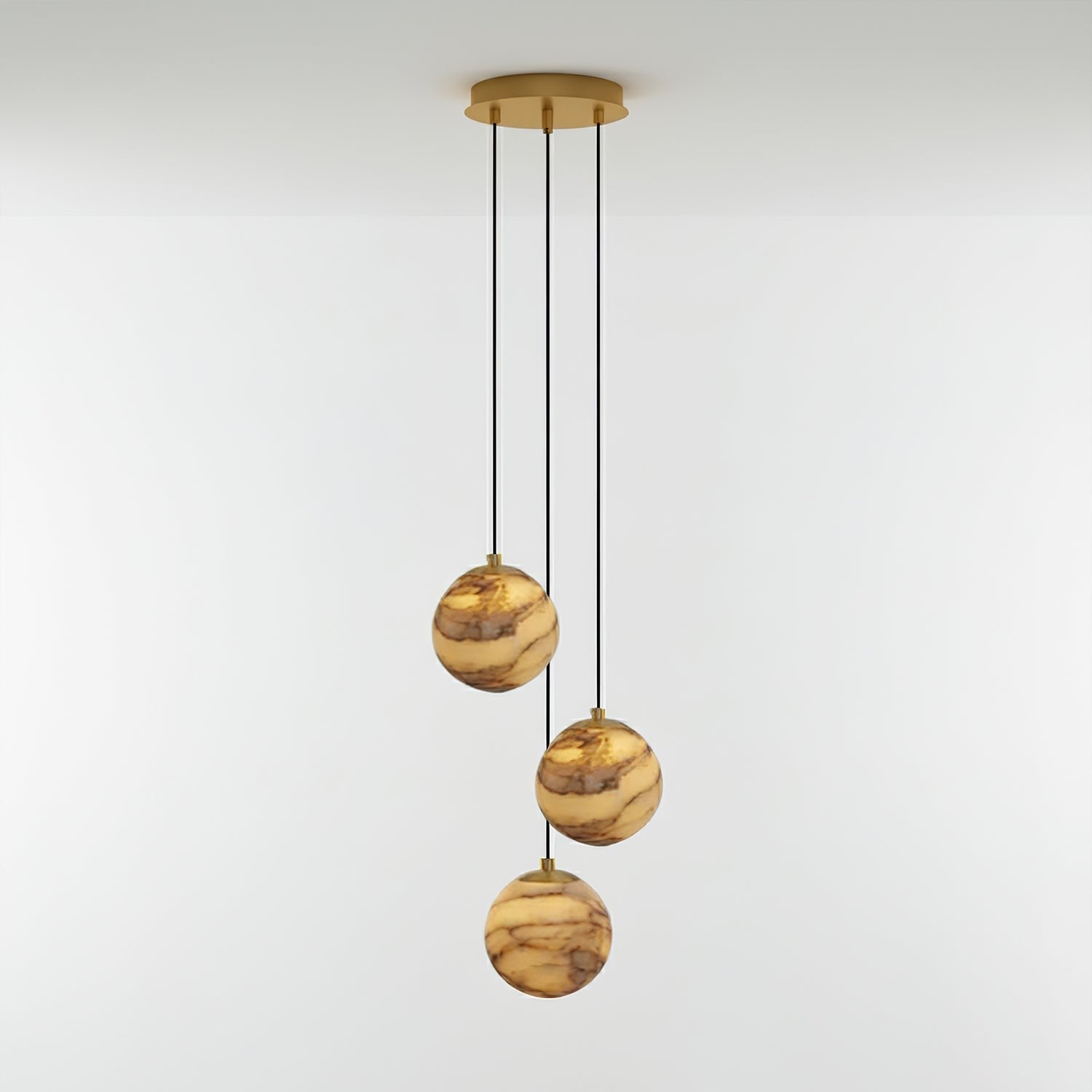Alessora Alabaster Cluster Chandelier