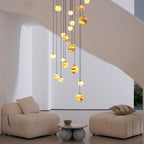 Alessora Alabaster Cluster Chandelier