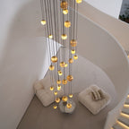 Alessora Alabaster Cluster Chandelier