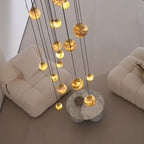 Alessora Alabaster Cluster Chandelier