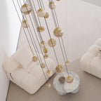 Alessora Alabaster Cluster Chandelier