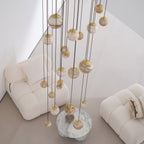 Alessora Alabaster Cluster Chandelier
