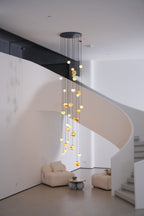 Alessora Alabaster Cluster Chandelier