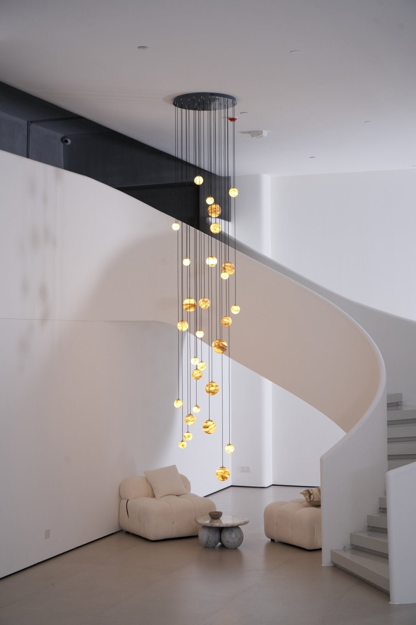 Alessora Alabaster Cluster Chandelier