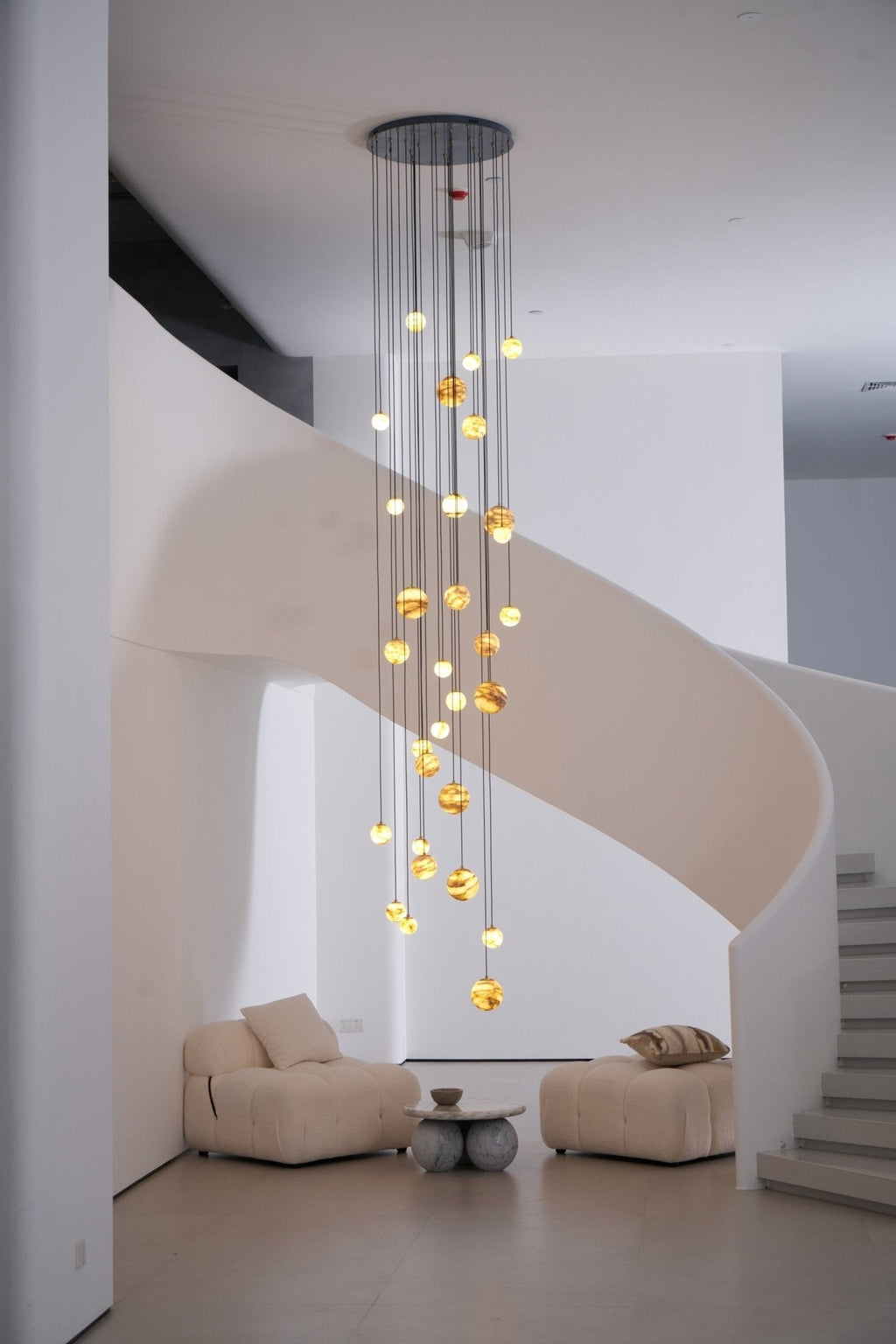 Alessora Alabaster Cluster Chandelier