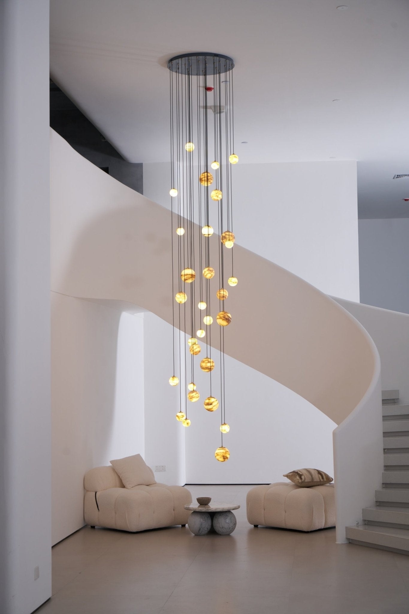 Alessora Alabaster Cluster Chandelier