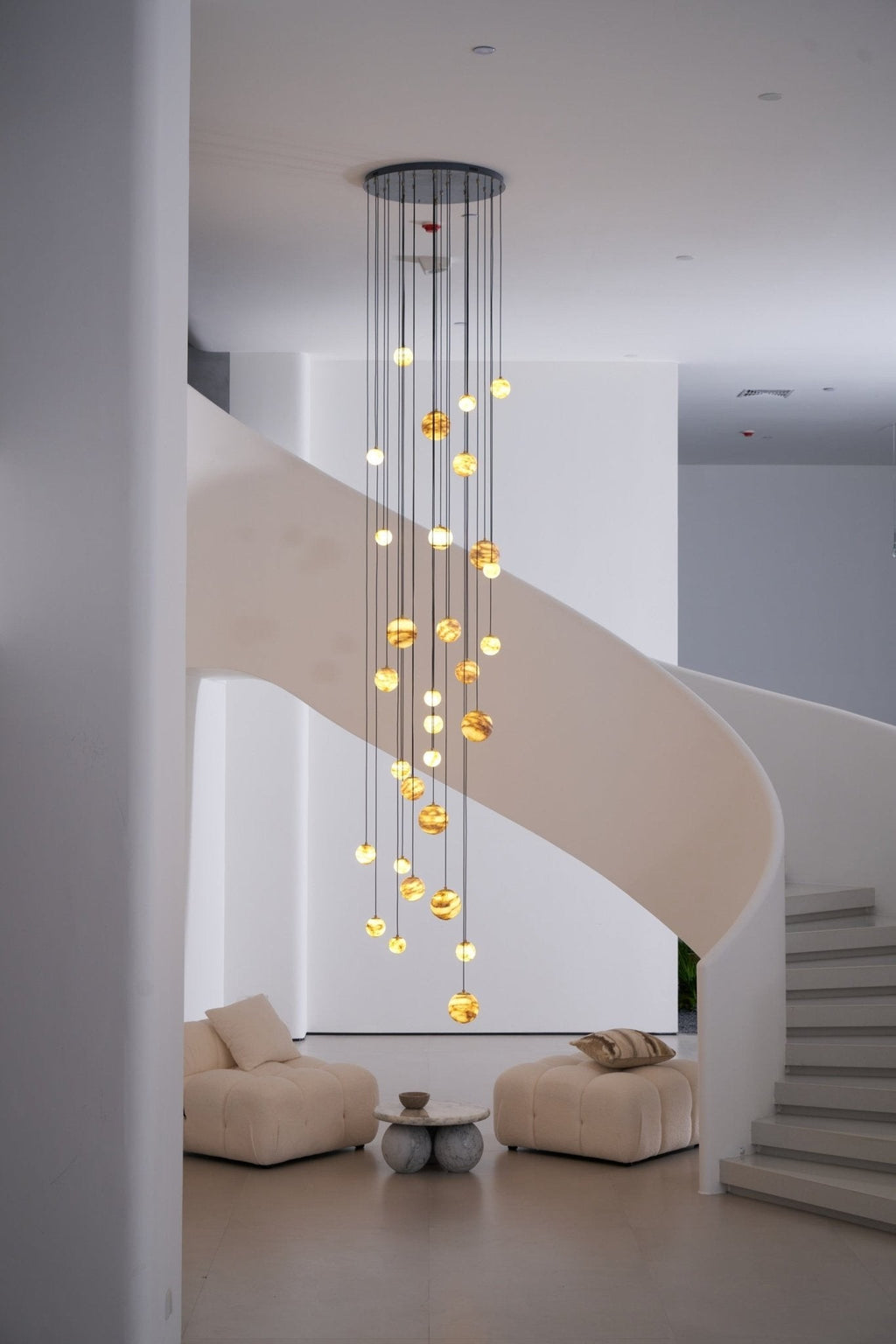 Alessora Alabaster Cluster Chandelier