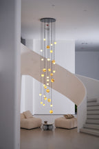 Alessora Alabaster Cluster Chandelier