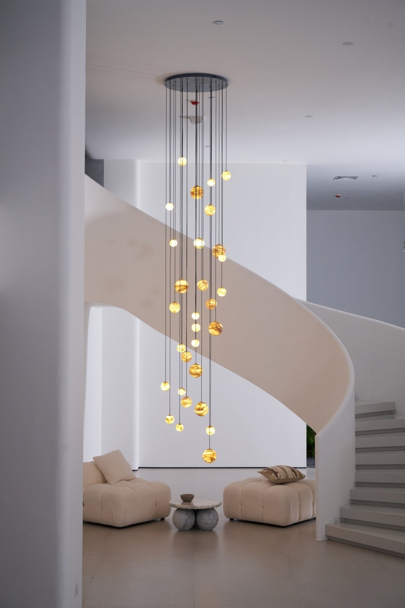 Alessora Alabaster Cluster Chandelier