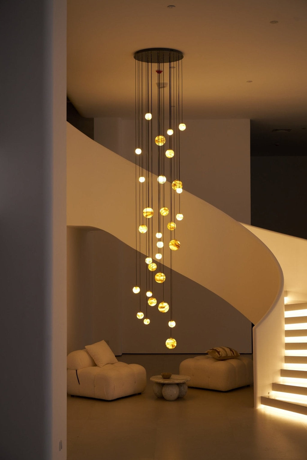 Alessora Alabaster Cluster Chandelier