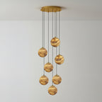 Alessora Alabaster Cluster Chandelier