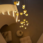 Alessora Alabaster Cluster Chandelier