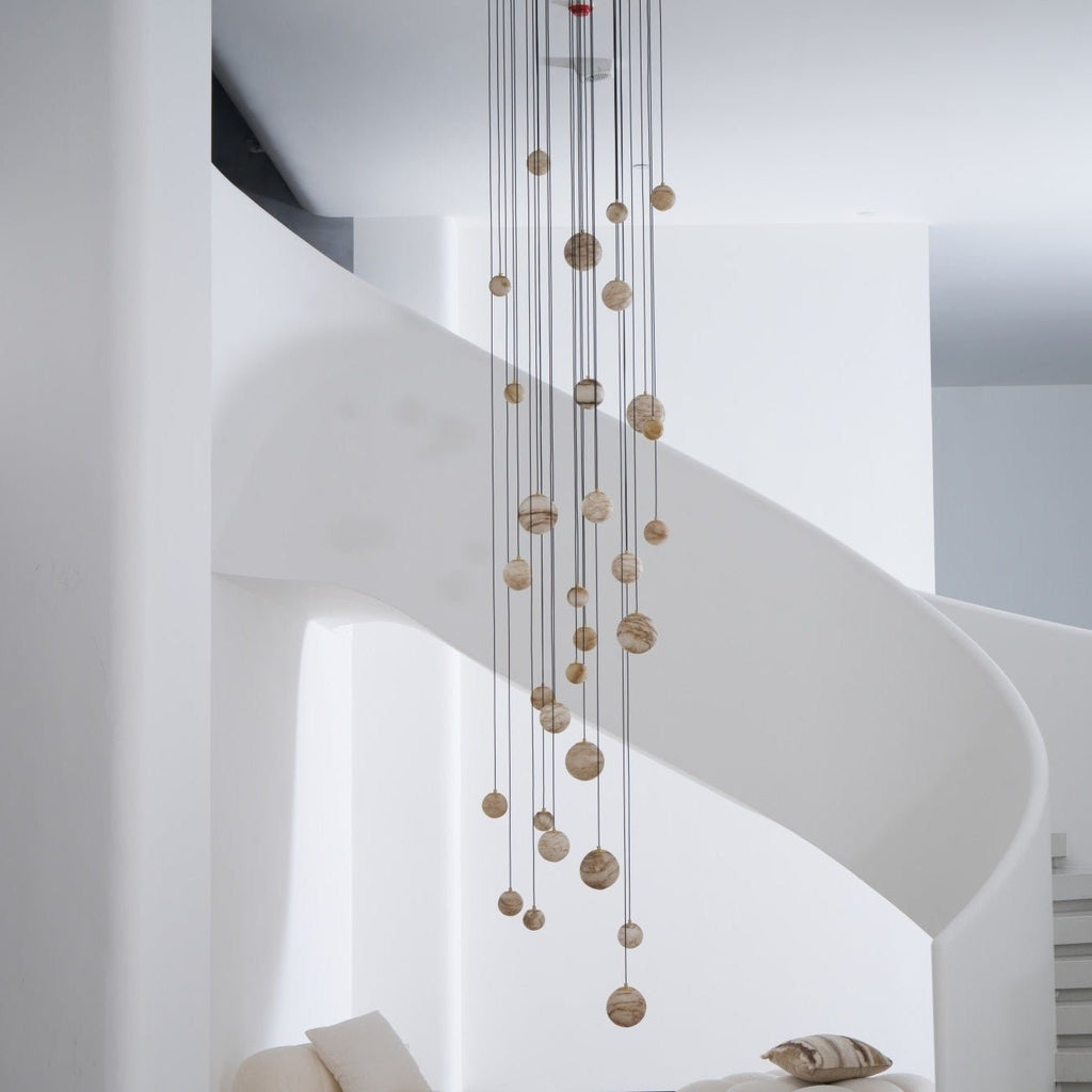 Alessora Alabaster Cluster Chandelier