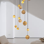 Alessora Alabaster Cluster Chandelier