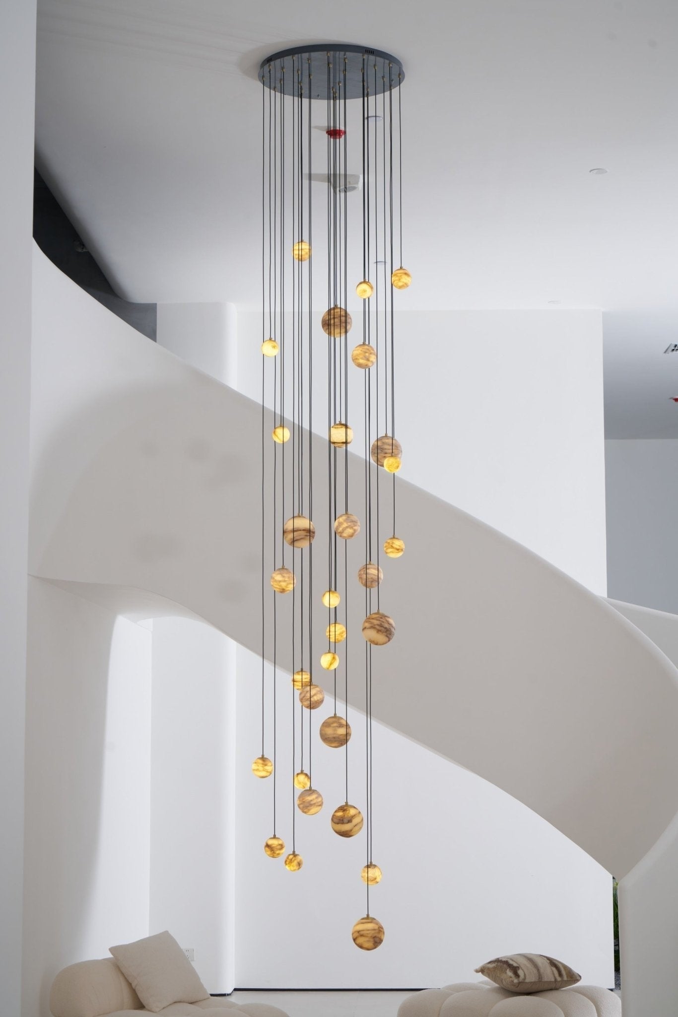 Alessora Alabaster Cluster Chandelier
