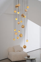 Alessora Alabaster Cluster Chandelier
