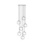 Alessora Alabaster Cluster Chandelier