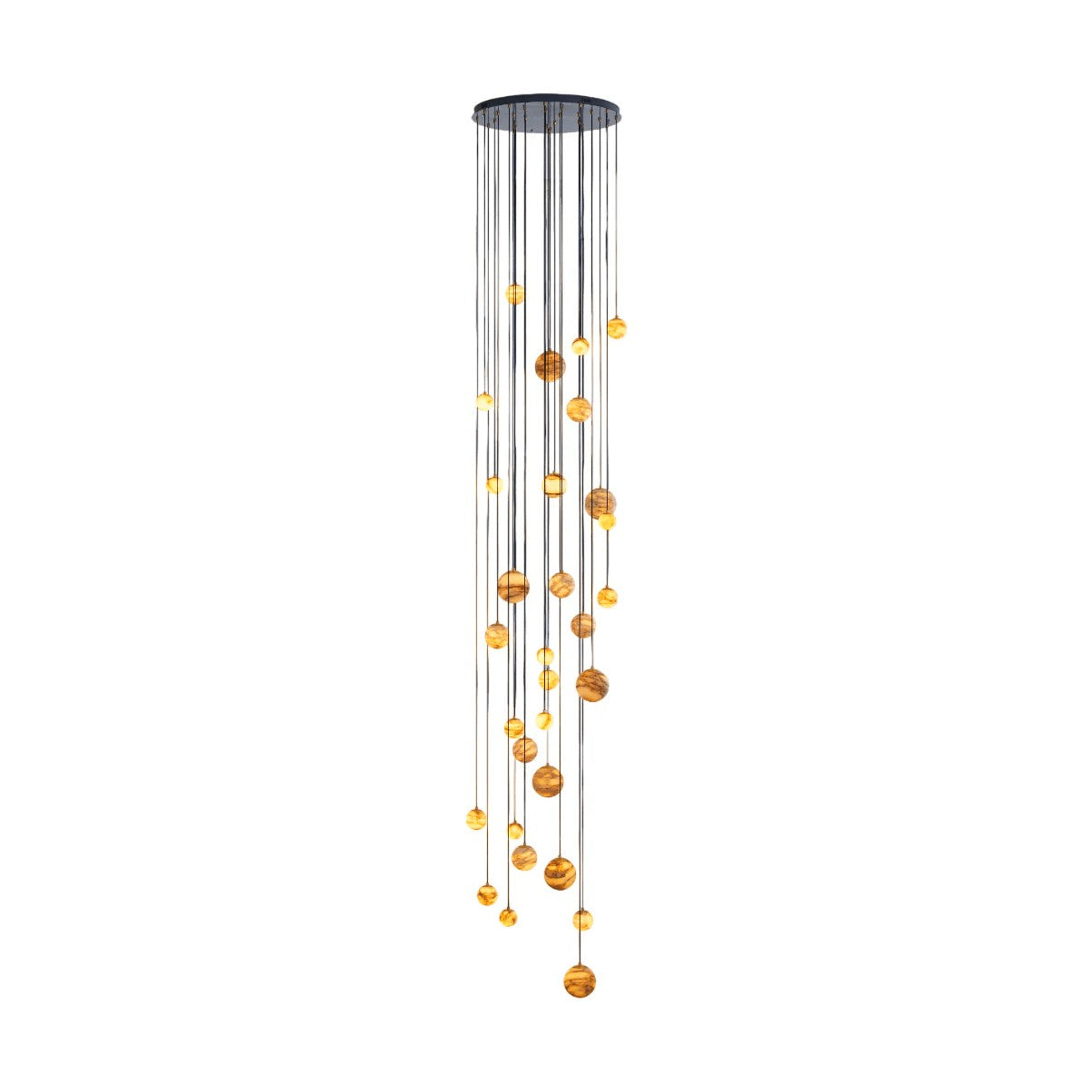 Alessora Alabaster Cluster Chandelier
