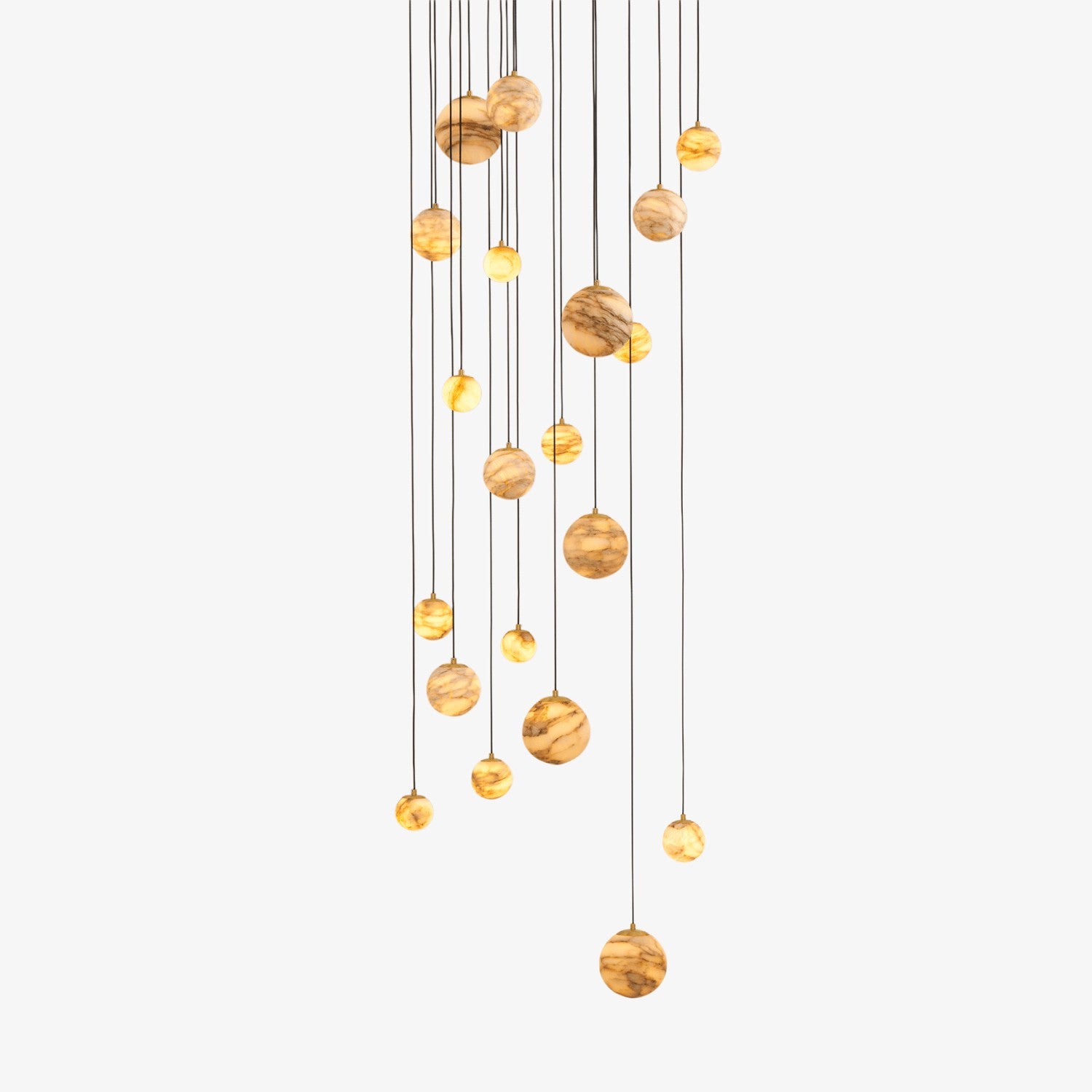 Alessora Alabaster Cluster Chandelier