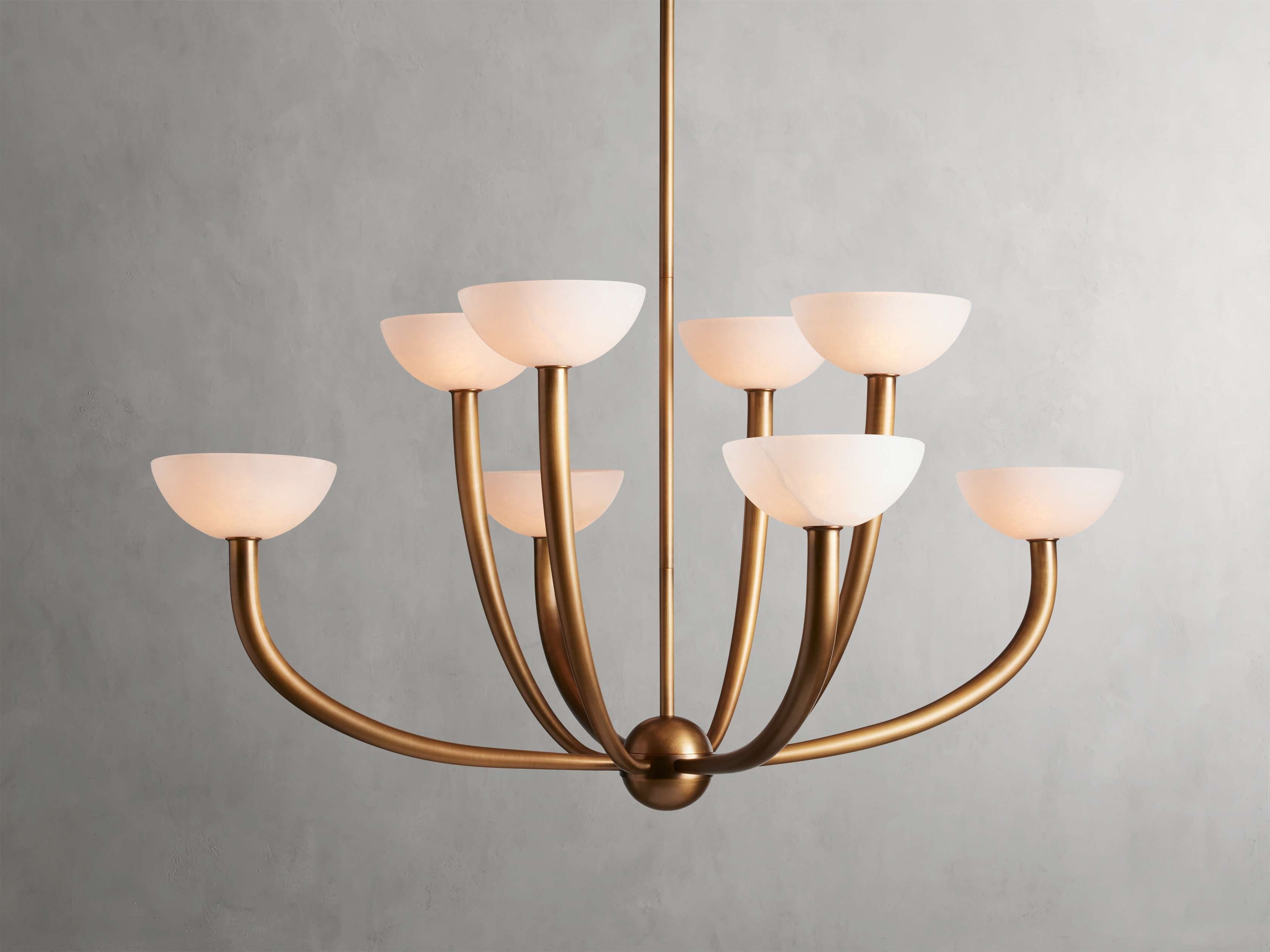Altura Alabaster Modern Chandelier