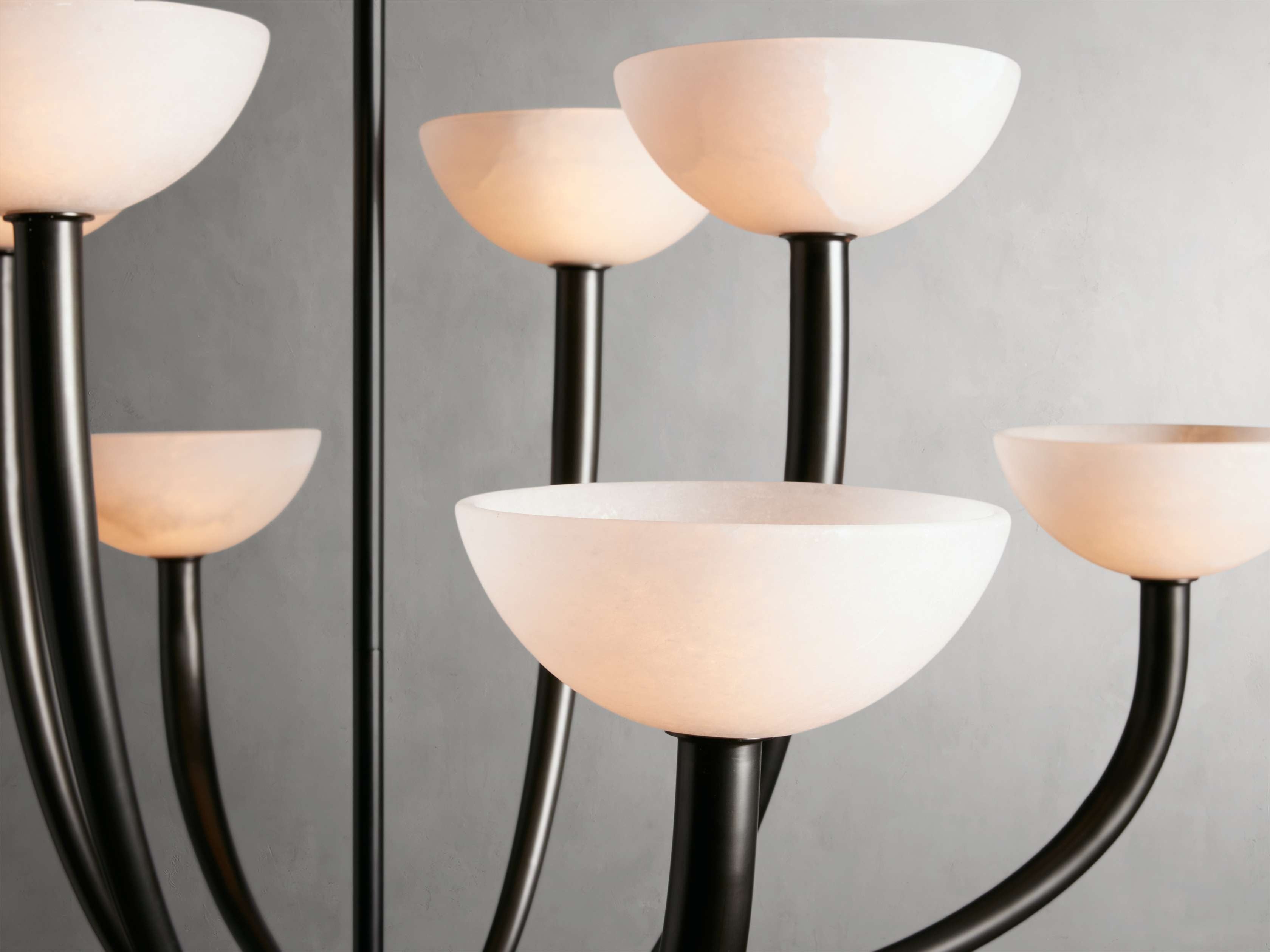 Altura Alabaster Modern Chandelier