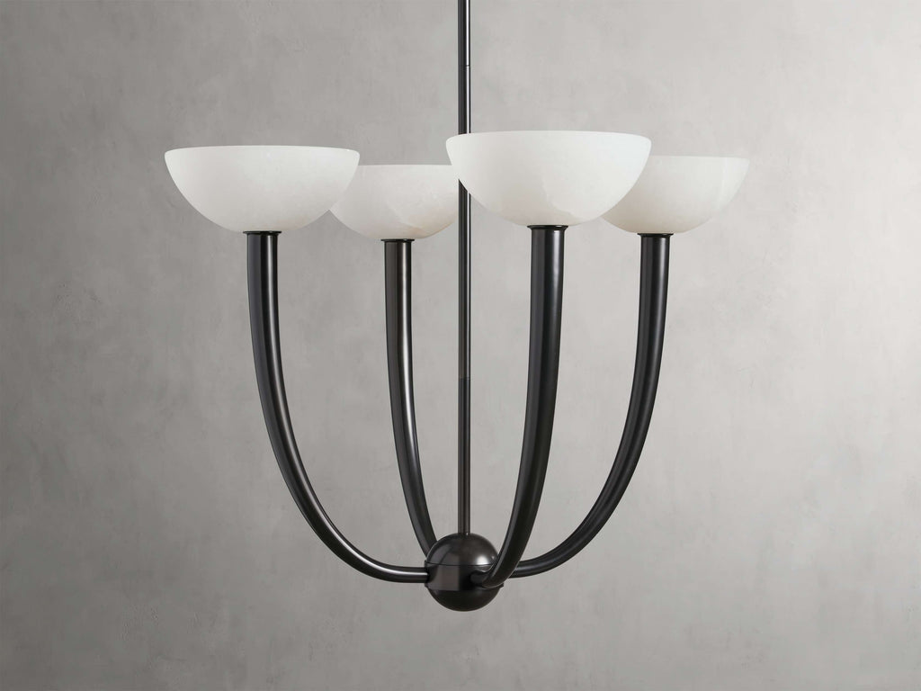 Altura Alabaster Modern Chandelier