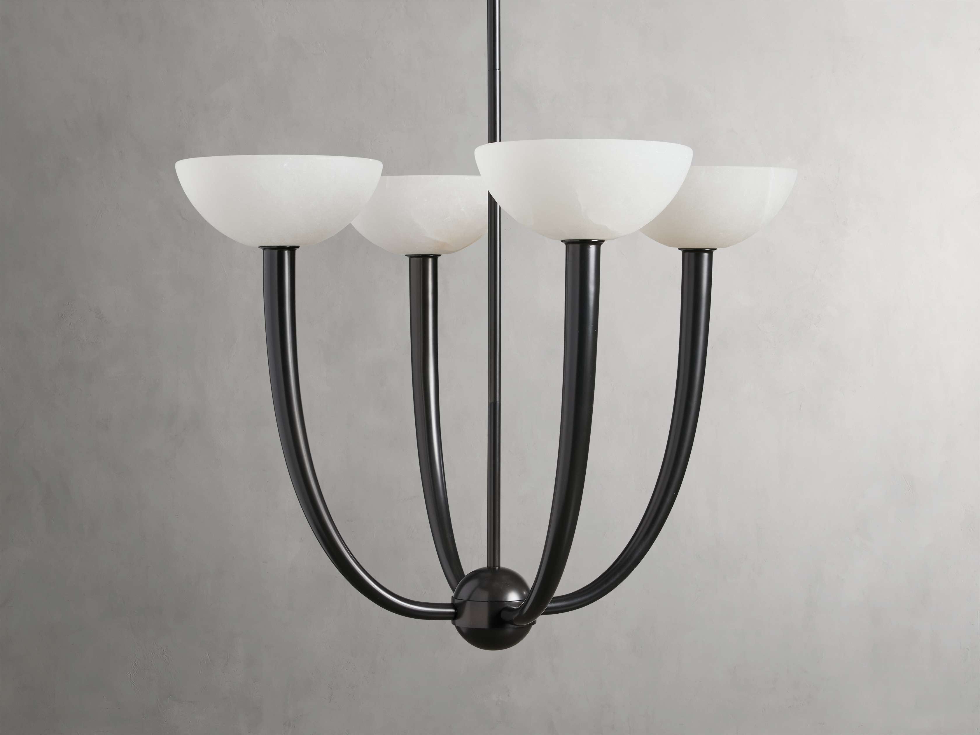 Altura Alabaster Modern Chandelier