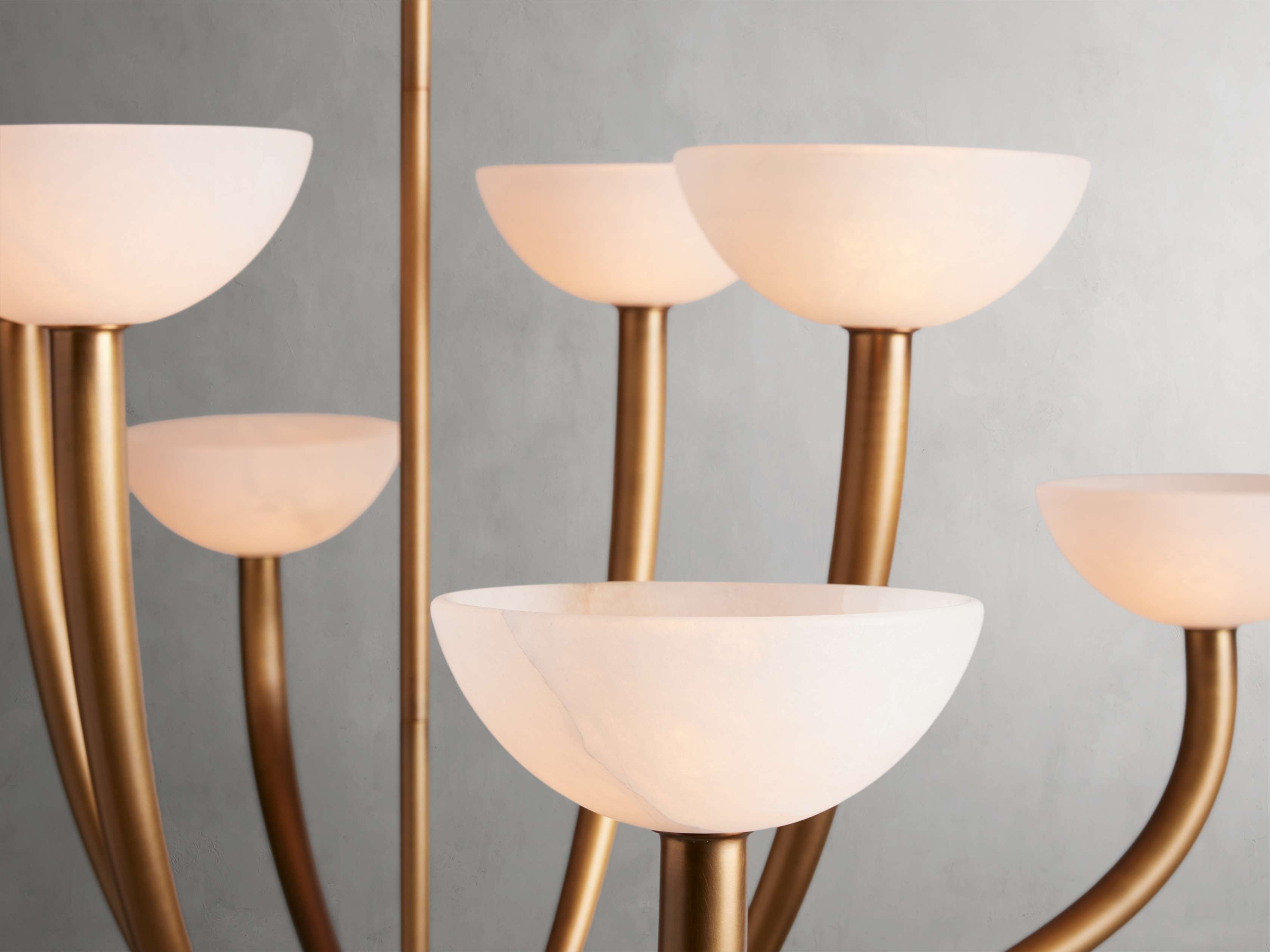 Altura Alabaster Modern Chandelier