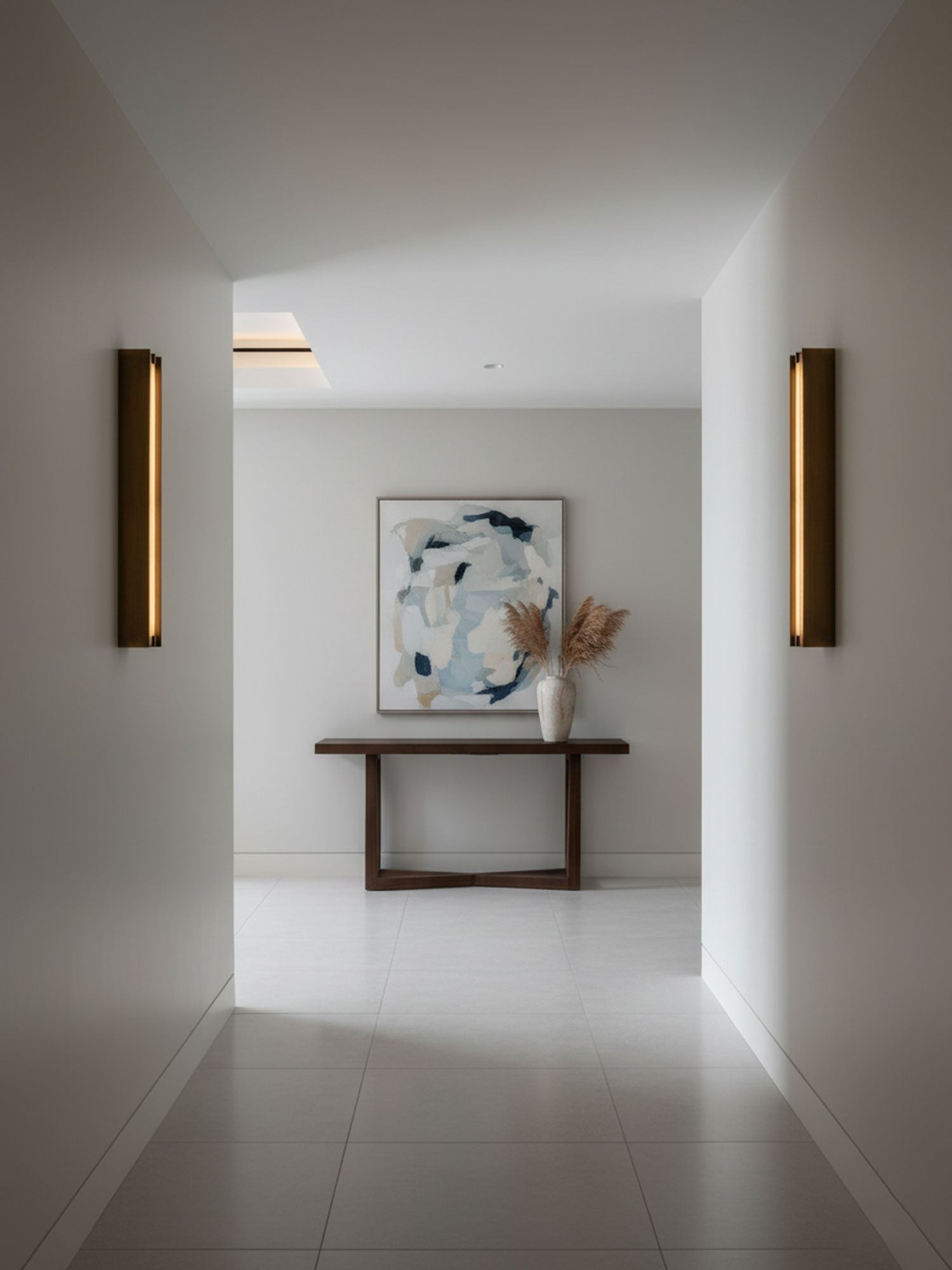 Alvara Alabaster Vertical Wall Sconce