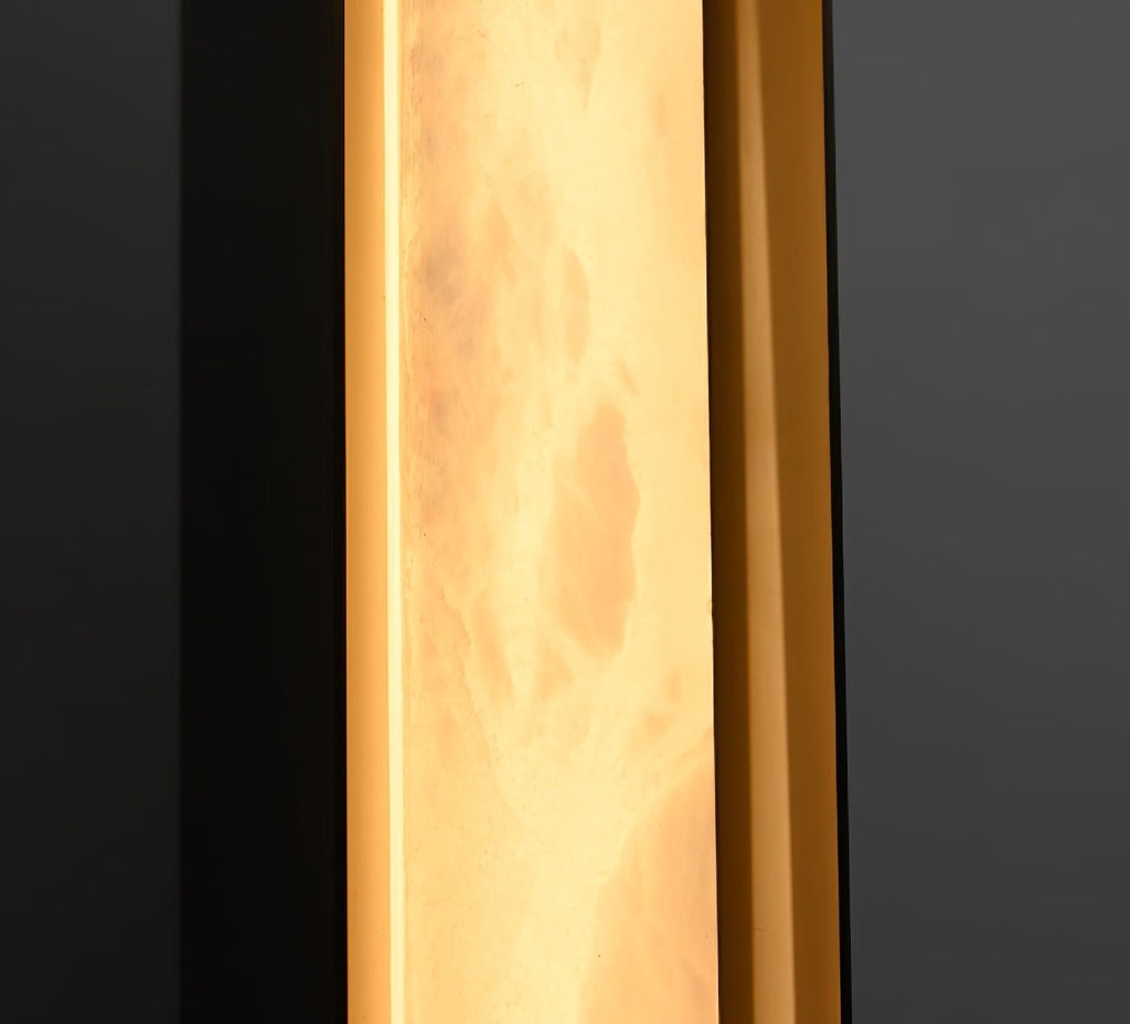 Alvara Alabaster Vertical Wall Sconce