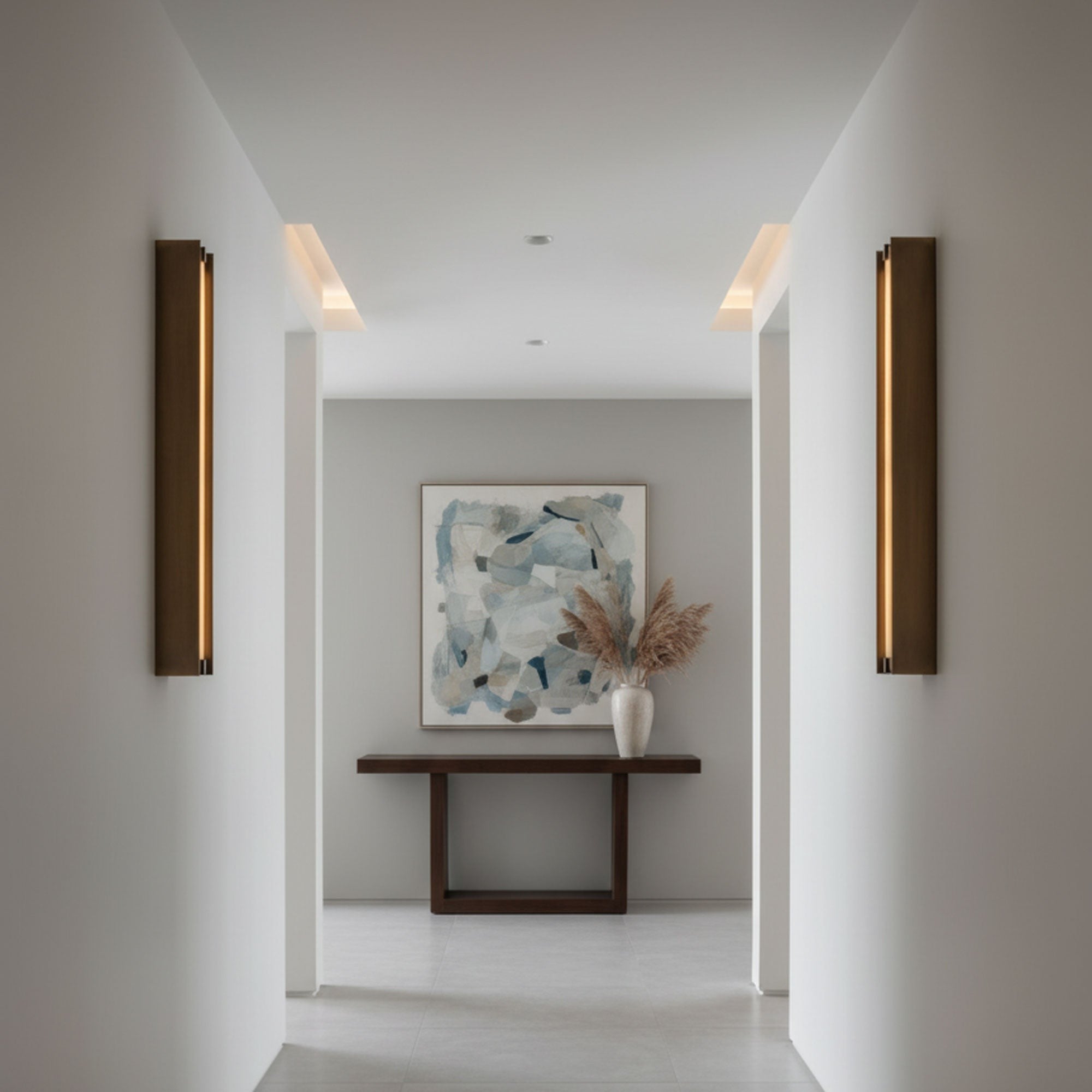 Alvara Alabaster Vertical Wall Sconce