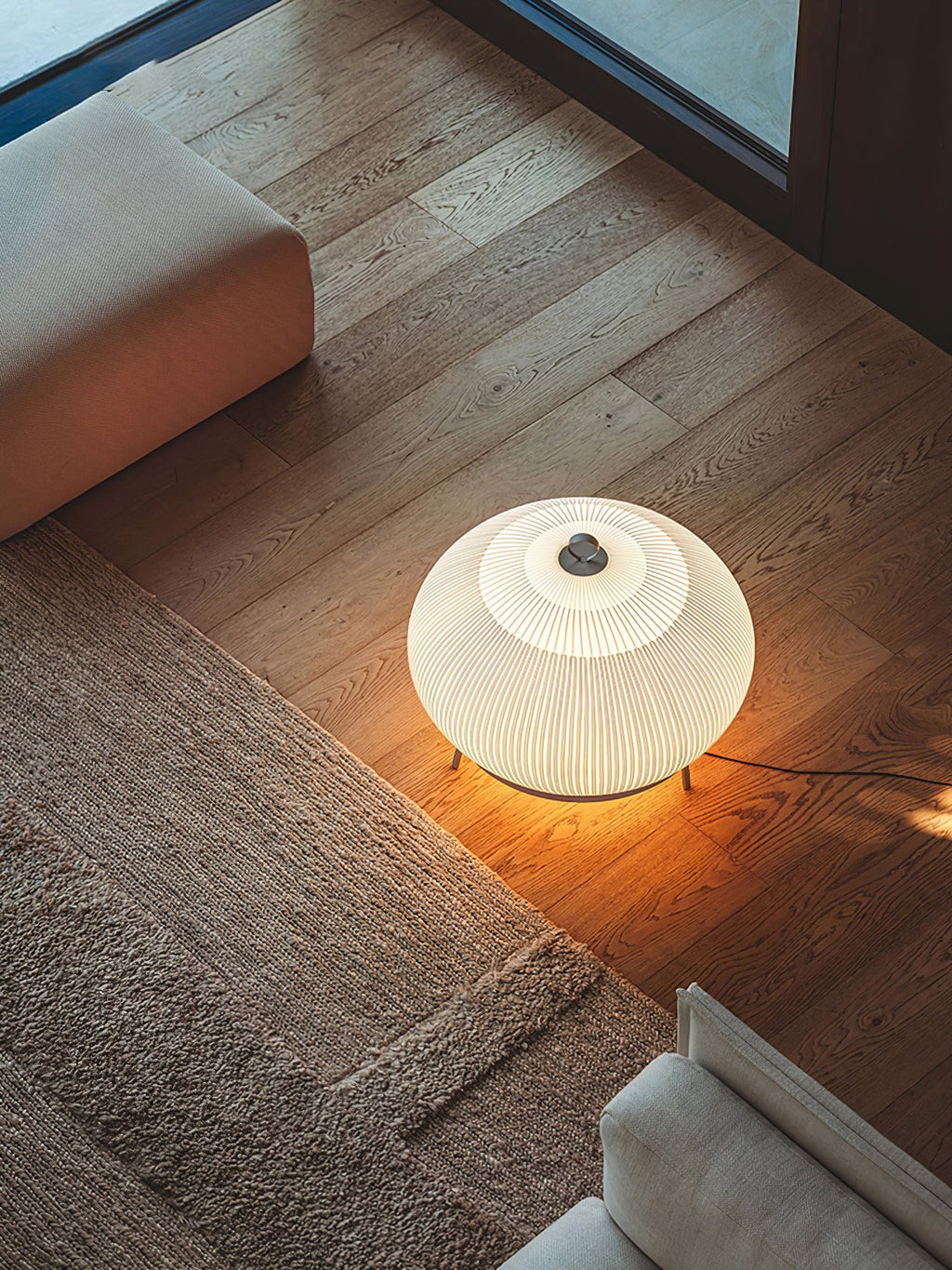 Alvora Fabric Lantern Table Lamp