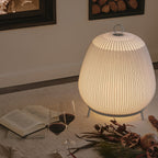 Alvora Fabric Lantern Table Lamp