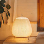 Alvora Fabric Lantern Table Lamp