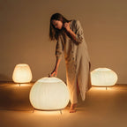 Alvora Fabric Lantern Table Lamp